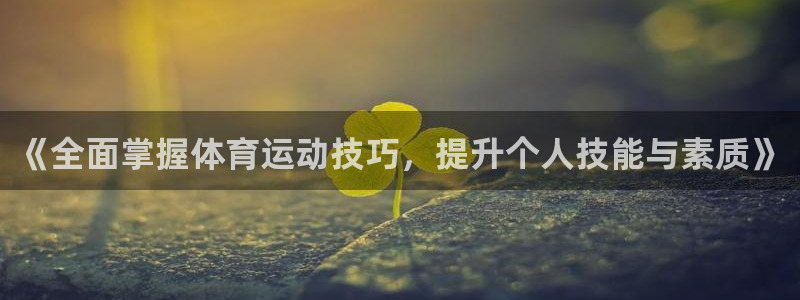 yy易游官网下载平台注册要钱吗:《全面掌握体育运动技巧,提升